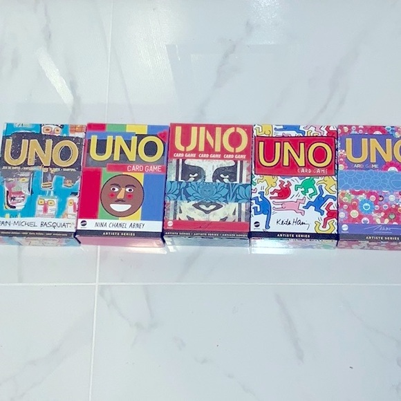 UNO ARTISE LAST SET - 1 thru 5 Complete Set The UNO artiste series NWT 1-2-3-4-5 - Picture 7 of 7